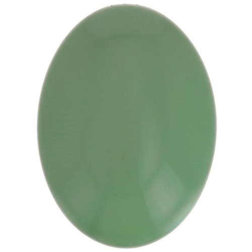 Cabochon ovale in resina opaca 18x13 mm - Verde x1