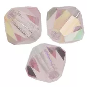 Biconi Preciosa 4 mm - MC Bead Rondell - Light Rose AB x30