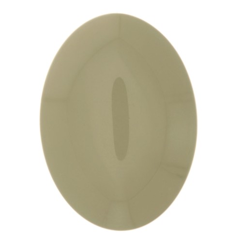 Cabochon ovale in resina opaca 18x13 mm - Grigioverde x1