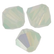 Biconi Preciosa 4 mm - MC Bead Rondell - Chrysolite Opal AB x30|raw }}