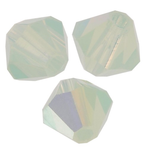 Biconi Preciosa 4 mm - MC Bead Rondell - Chrysolite Opal AB x30