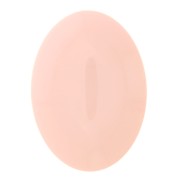 Cabochon ovale in resine opaca 25x18 mm - Rosa pastello x1
