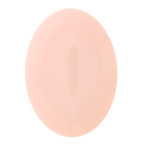 Cabochon ovale in resine opaca 25x18 mm - Rosa pastello x1