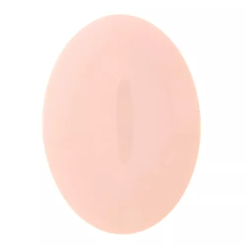 Cabochon ovale in resine opaca 25x18 mm - Rosa pastello x1