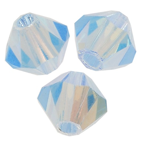 Biconi Preciosa 4 mm - MC Bead Rondell - Aquamarine AB 2x x30