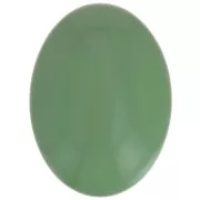 Cabochon ovale in resine opaca 25x18 mm - Verde x1