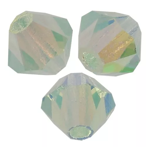 Biconi Preciosa 4 mm - MC Bead Rondell - Chrysolite  AB 2x x30