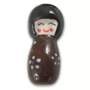 Kokeshi in ceramica mm. 30 Bruno x1