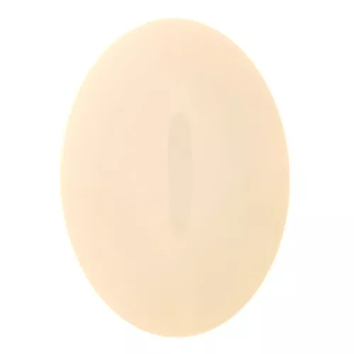 Cabochon ovale in resine opaca 25x18 mm -Avorio x1