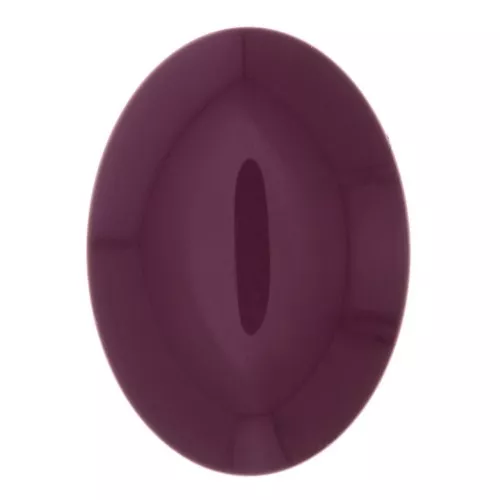 Cabochon ovale in resine opaca 25x18 mm - Melanzana x1