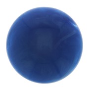 Cabochon tondo in resina opaca 14 mm - Blu reale marmo x1|raw }}