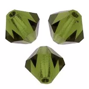 Biconi Preciosa 4 mm - MC Bead Rondell - Olivine x30