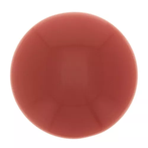 Cabochon rotondo da 14 mm in resina opaca - Terracotta x1