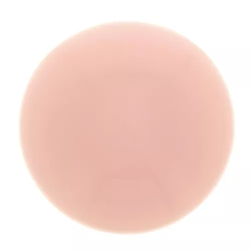 Cabochon rotondo da 14 mm in resina opaca - Rosa chiaro x1