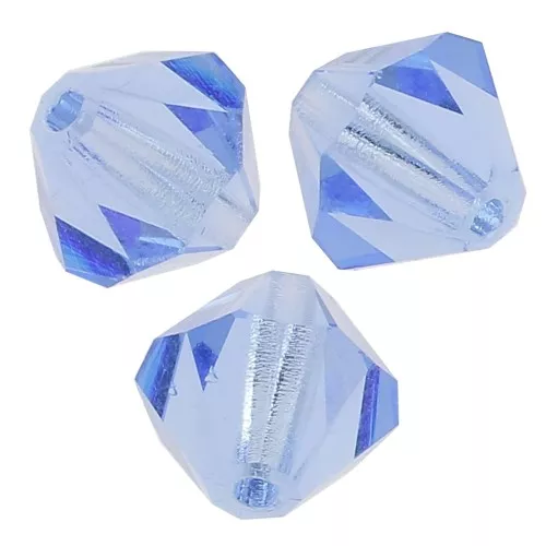Biconi Preciosa 4 mm - MC Bead Rondell - Light Sapphire x30