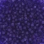 Miyuki Delica 11/0 DB0785 - Dyed Semi Mat Transparent Cobalt