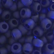 Rocaille Toho 11/0 TO11R8DF - Transparent Frosted Cobalt x8g|raw }}