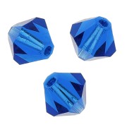 Biconi Preciosa 4 mm - MC Bead Rondell - Capri Blue x30|raw }}