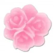 Cabochon in resina rose mm. 16 Rosa x1