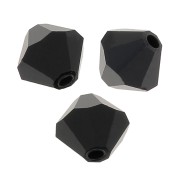 Biconi Preciosa 4 mm - MC Bead Rondell - Jet x30|raw }}