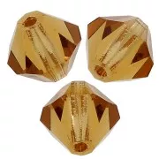 Biconi Preciosa 4 mm - MC Bead Rondell - Light Colorado Topaz x30