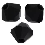 Biconi Preciosa 4 mm - MC Bead Rondell - Jet Matt x30