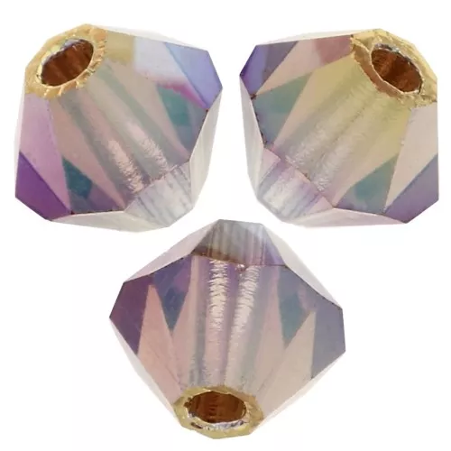 Biconi Preciosa 4 mm - MC Bead Rondell -Light Colorado Topaz AB 2x x30