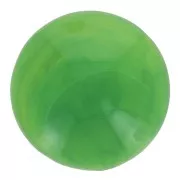 Cabochon rotondo di 18 mm in resina opaca - Verde marmorizzato x1