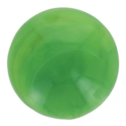 Cabochon rotondo di 18 mm in resina opaca - Verde marmorizzato x1