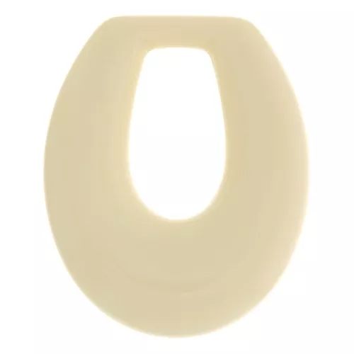 Pendente goccia scavata in resina opaca 33x27 mm - Ecrù x1
