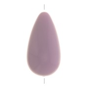 Perla pera in resina opaca 26x14 mm - Lavanda x1