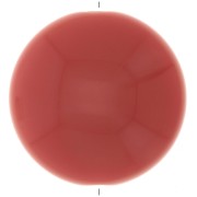 Disco tondo in resina opaca 25 mm - Terracotta x1|raw }}