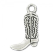 Ciondolo santiag mm. 19 argentato antico x1|raw }}