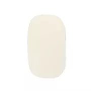 Perle - Perla rondella in resina opaca 14x8 mm - Ecrù x1 Perla rondella in resina opaca 14x8 mm - Ecrù x1