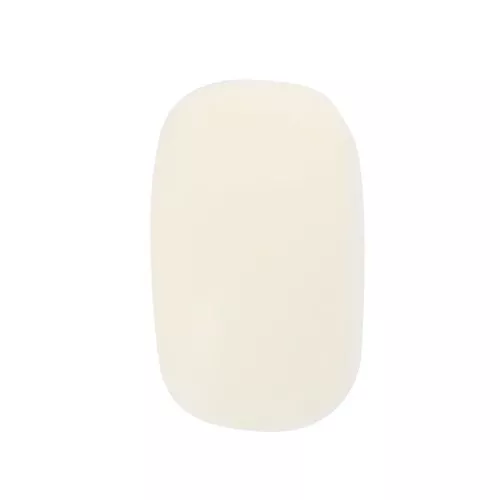 Perla rondella in resina opaca 14x8 mm - Ecrù x1