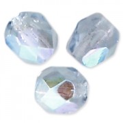 Sfaccettate mm. 4 Light Sapphire AB x50