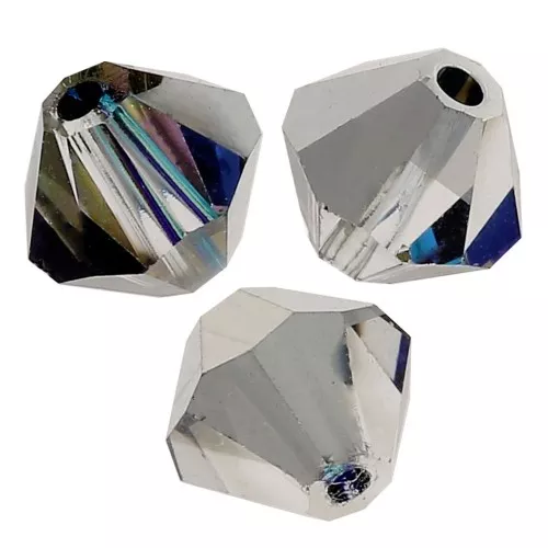 Biconi Preciosa 4 mm - MC Bead Rondell - Crystal Bermuda Blue  x30