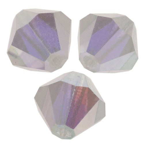 Biconi Preciosa 4 mm - MC Bead Rondell - Crystal AB 2x x30