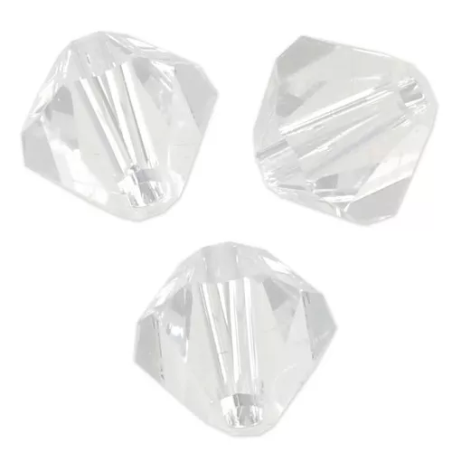 Biconi Preciosa 4 mm - MC Bead Rondell - Crystal x30