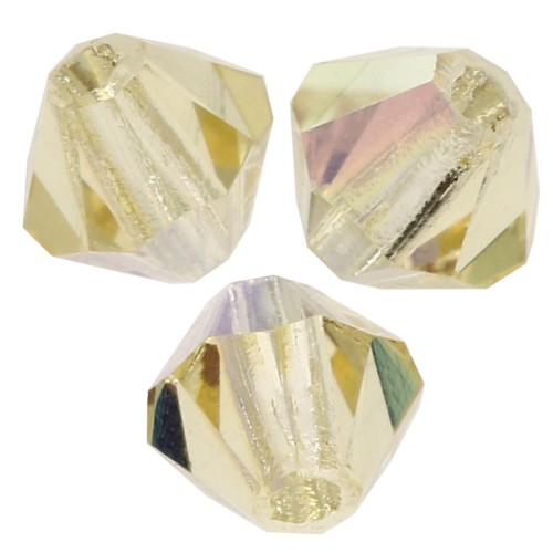 Biconi Preciosa 4 mm - MC Bead Rondell - Jonquil AB X30