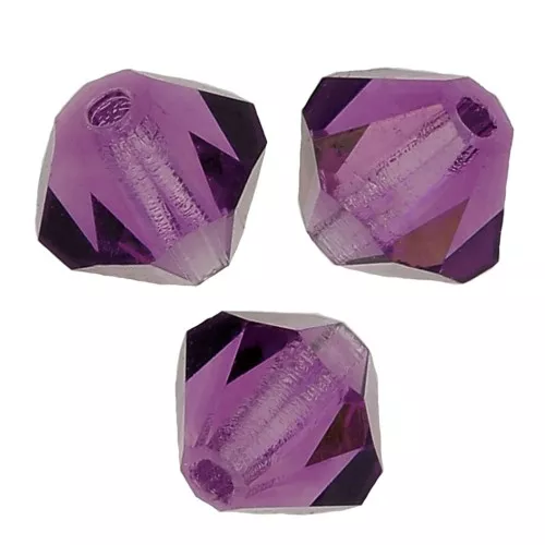 Biconi Preciosa 4 mm - MC Bead Rondell - Amethyst X30