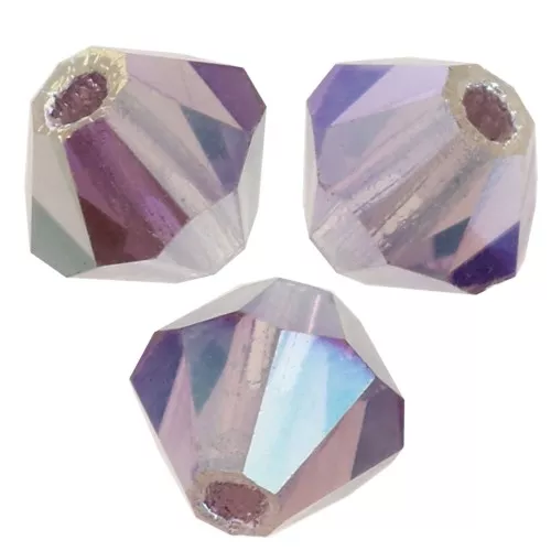 Biconi Preciosa 4 mm - MC Bead Rondell - Light Amethyst AB 2x X30