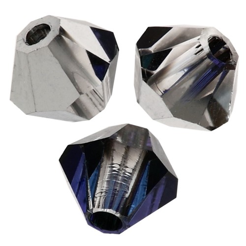 Biconi Preciosa 4 mm - MC Bead Rondell - Crystal Heliotrope X30