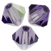 Biconi Preciosa 4 mm - MC Bead Rondell - Tanzanite AB X30|raw }}