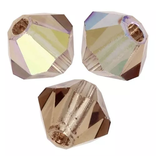 Biconi Preciosa 4 mm - MC Bead Rondell - Light Colorado Topaz AB X30