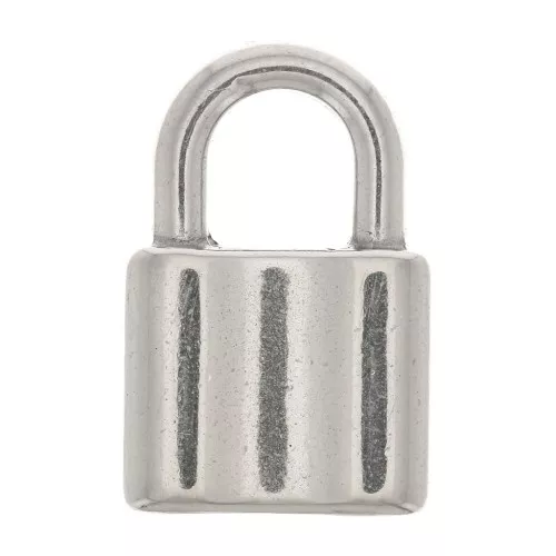 Pendente lucchetto 19x12.5 mm - Acciaio inossidabile 304 x1