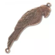 Separatore pappagallo 2 anellini mm. 60 rame antico x1