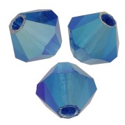 Biconi Preciosa 4 mm - MC Bead Rondell - Indicolite AB x30|raw }}