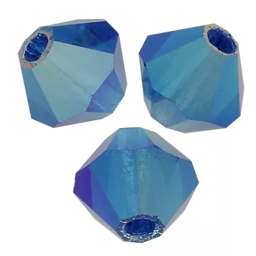 Biconi Preciosa 4 mm - MC Bead Rondell - Indicolite AB x30