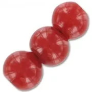 Tonde mm. 8 Dark Red Coral x10